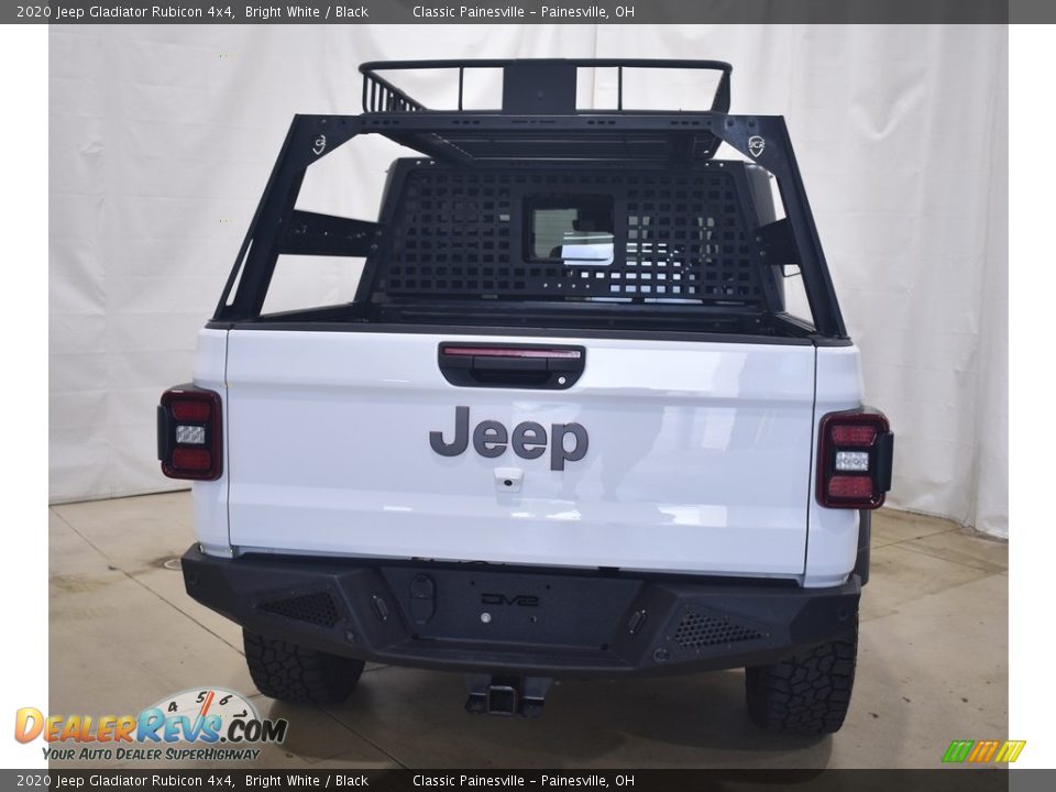 2020 Jeep Gladiator Rubicon 4x4 Bright White / Black Photo #3