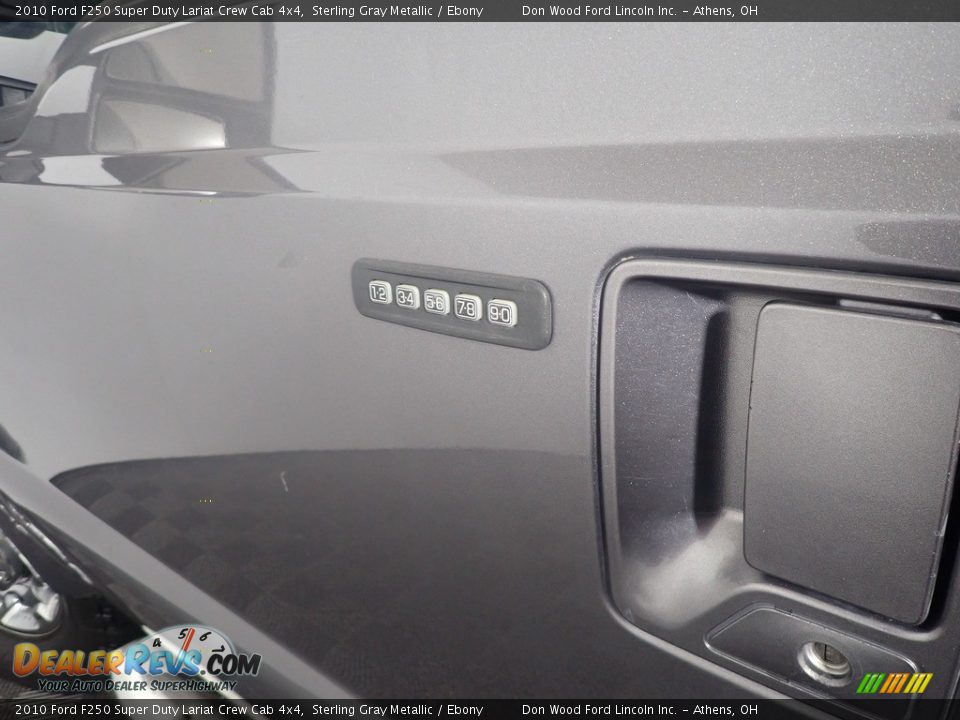 2010 Ford F250 Super Duty Lariat Crew Cab 4x4 Sterling Gray Metallic / Ebony Photo #18