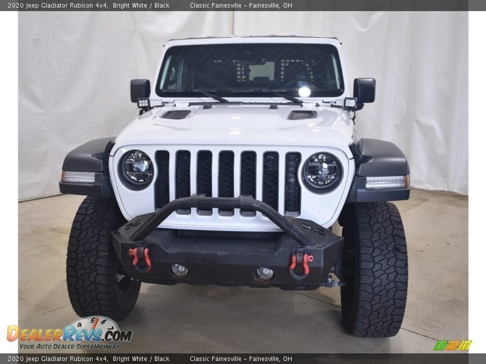 2020 Jeep Gladiator Rubicon 4x4 Bright White / Black Photo #4