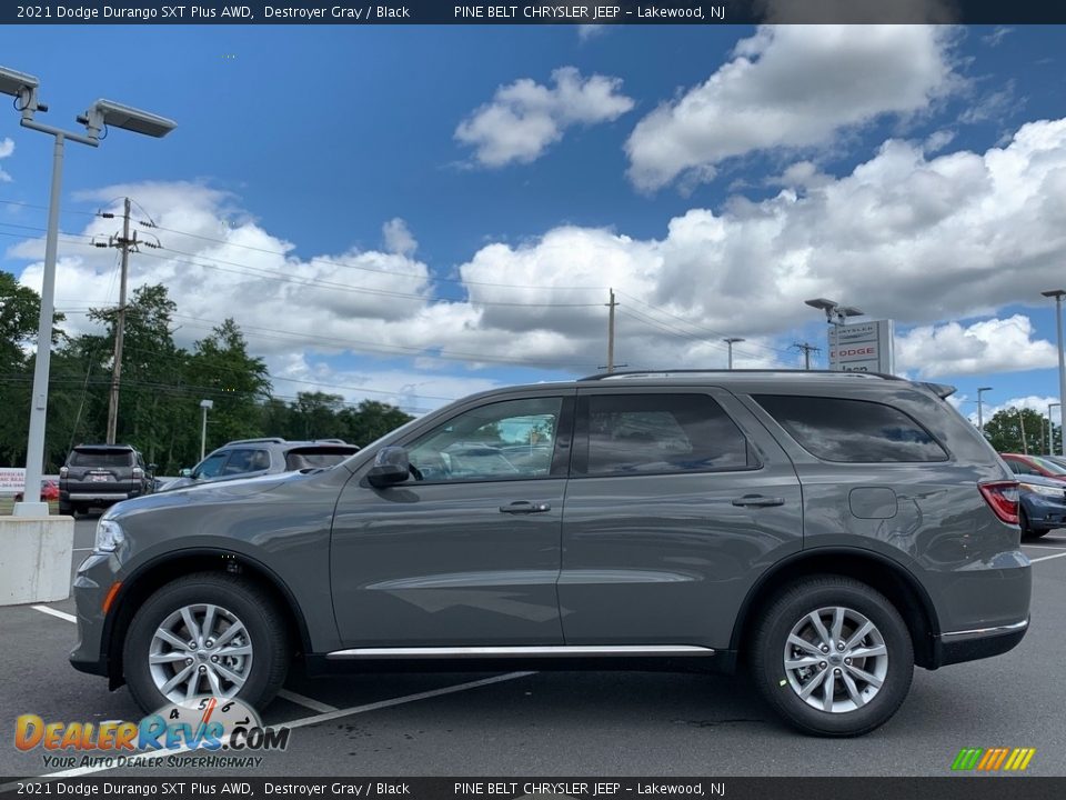 2021 Dodge Durango SXT Plus AWD Destroyer Gray / Black Photo #4