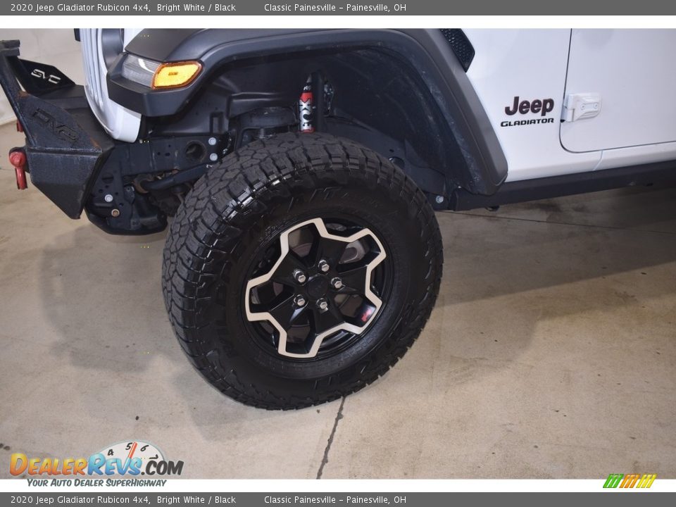 2020 Jeep Gladiator Rubicon 4x4 Bright White / Black Photo #5