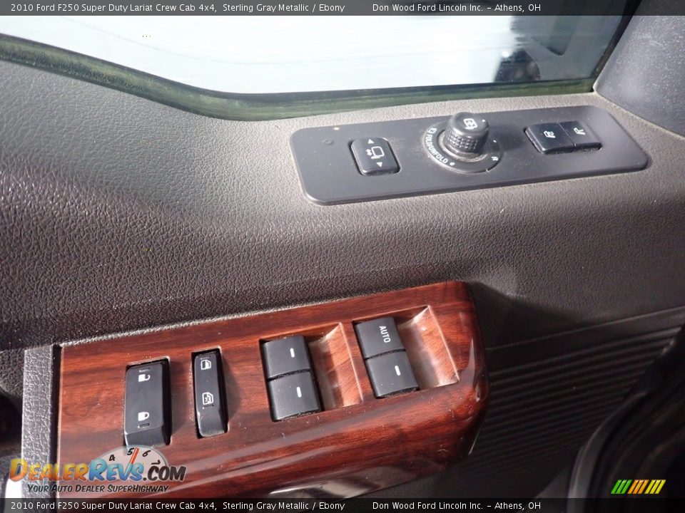 2010 Ford F250 Super Duty Lariat Crew Cab 4x4 Sterling Gray Metallic / Ebony Photo #20