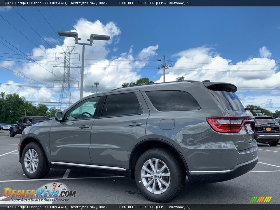 2021 Dodge Durango SXT Plus AWD Destroyer Gray / Black Photo #6