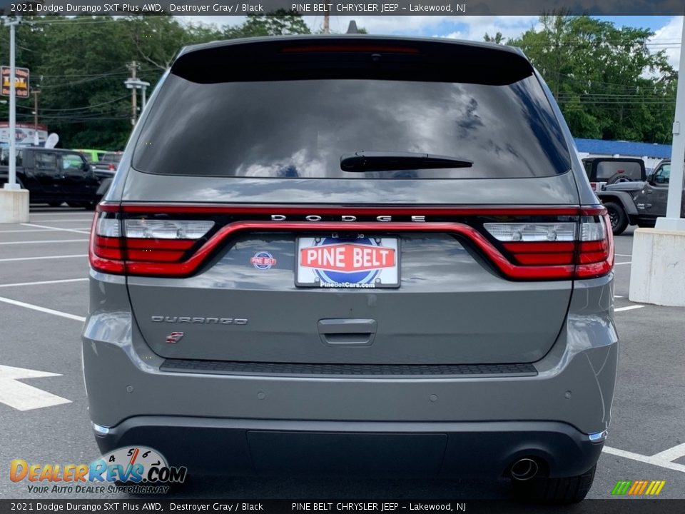 2021 Dodge Durango SXT Plus AWD Destroyer Gray / Black Photo #7