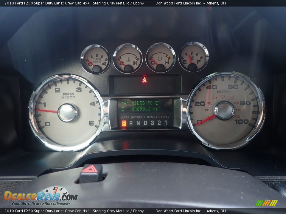 2010 Ford F250 Super Duty Lariat Crew Cab 4x4 Sterling Gray Metallic / Ebony Photo #27
