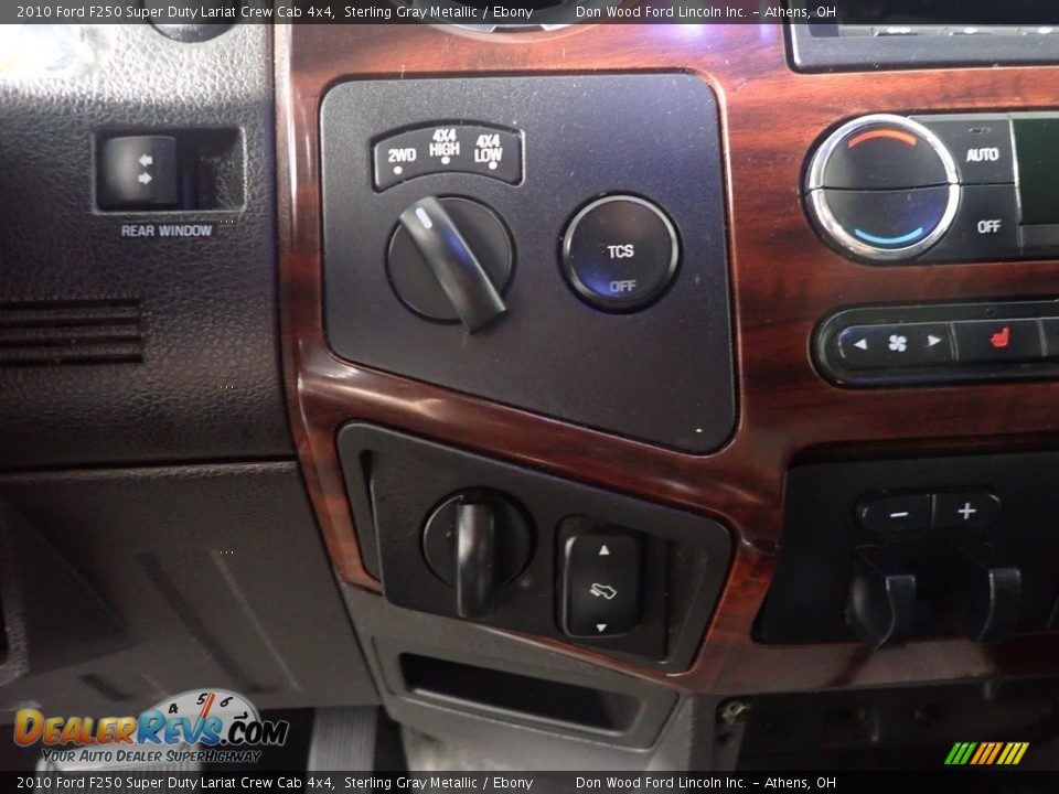 2010 Ford F250 Super Duty Lariat Crew Cab 4x4 Sterling Gray Metallic / Ebony Photo #31