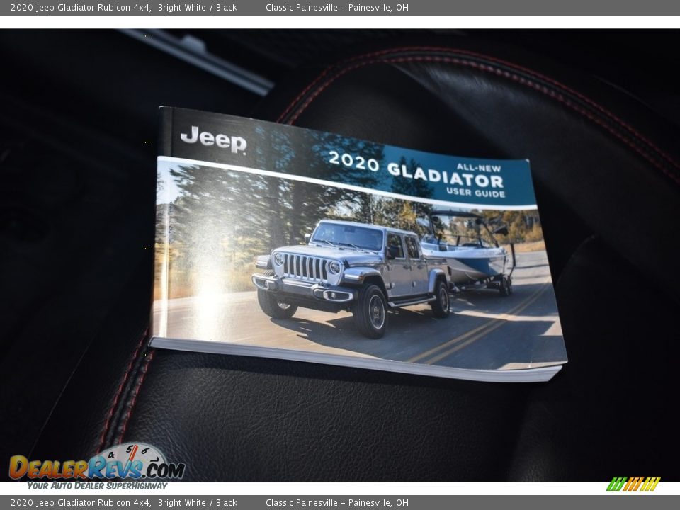2020 Jeep Gladiator Rubicon 4x4 Bright White / Black Photo #19