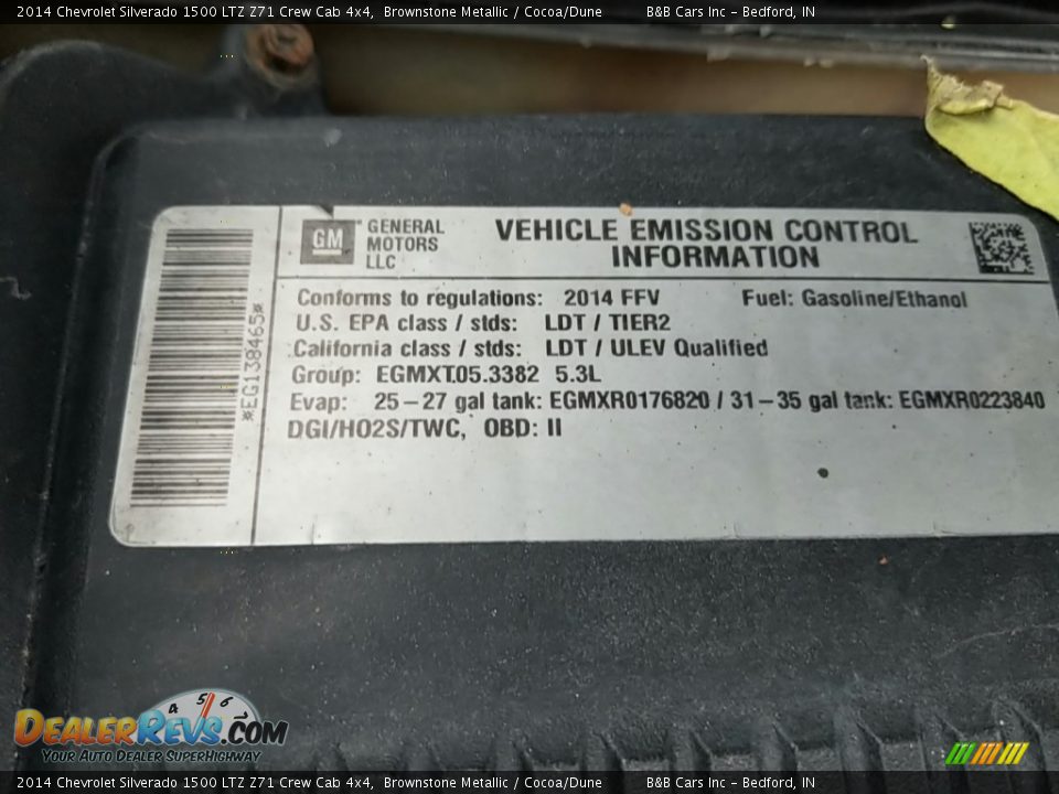 2014 Chevrolet Silverado 1500 LTZ Z71 Crew Cab 4x4 Brownstone Metallic / Cocoa/Dune Photo #31