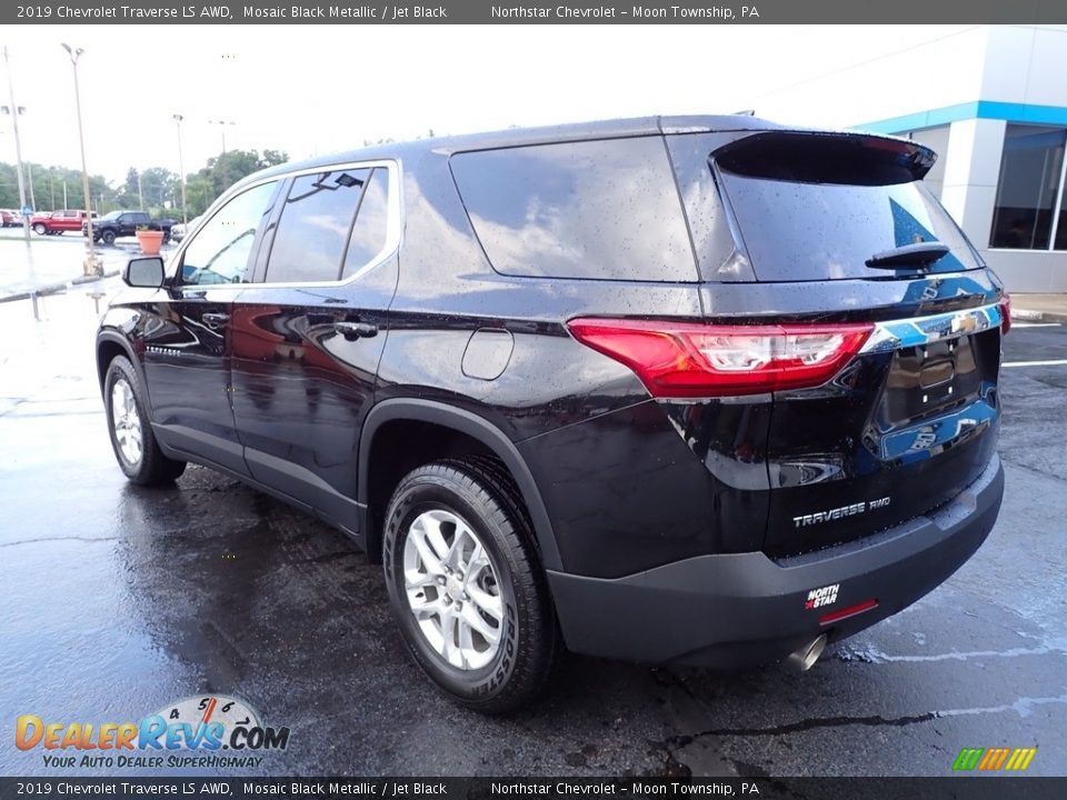 2019 Chevrolet Traverse LS AWD Mosaic Black Metallic / Jet Black Photo #4