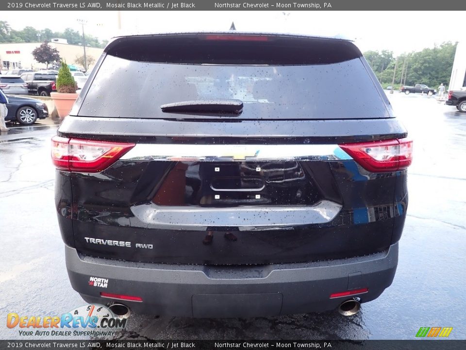 2019 Chevrolet Traverse LS AWD Mosaic Black Metallic / Jet Black Photo #6