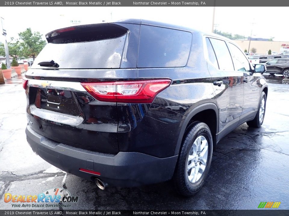 2019 Chevrolet Traverse LS AWD Mosaic Black Metallic / Jet Black Photo #8