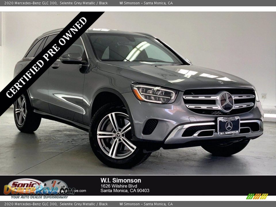 2020 Mercedes-Benz GLC 300 Selenite Grey Metallic / Black Photo #1