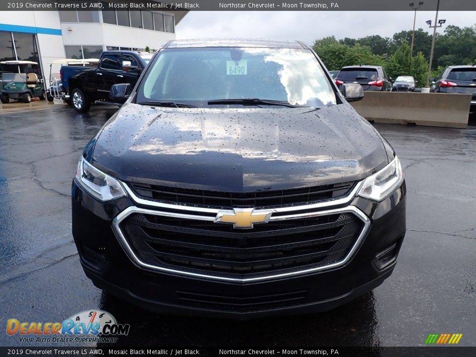 2019 Chevrolet Traverse LS AWD Mosaic Black Metallic / Jet Black Photo #13