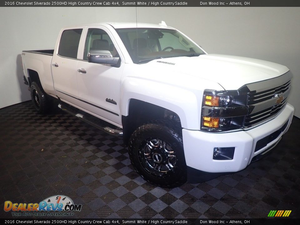2016 Chevrolet Silverado 2500HD High Country Crew Cab 4x4 Summit White / High Country Saddle Photo #5