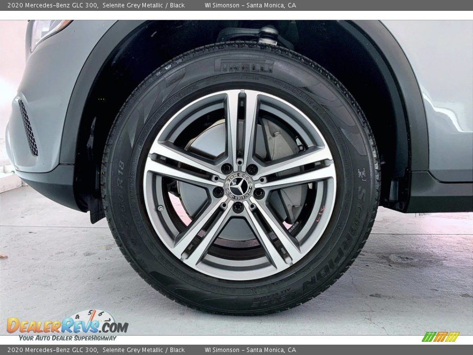 2020 Mercedes-Benz GLC 300 Selenite Grey Metallic / Black Photo #8