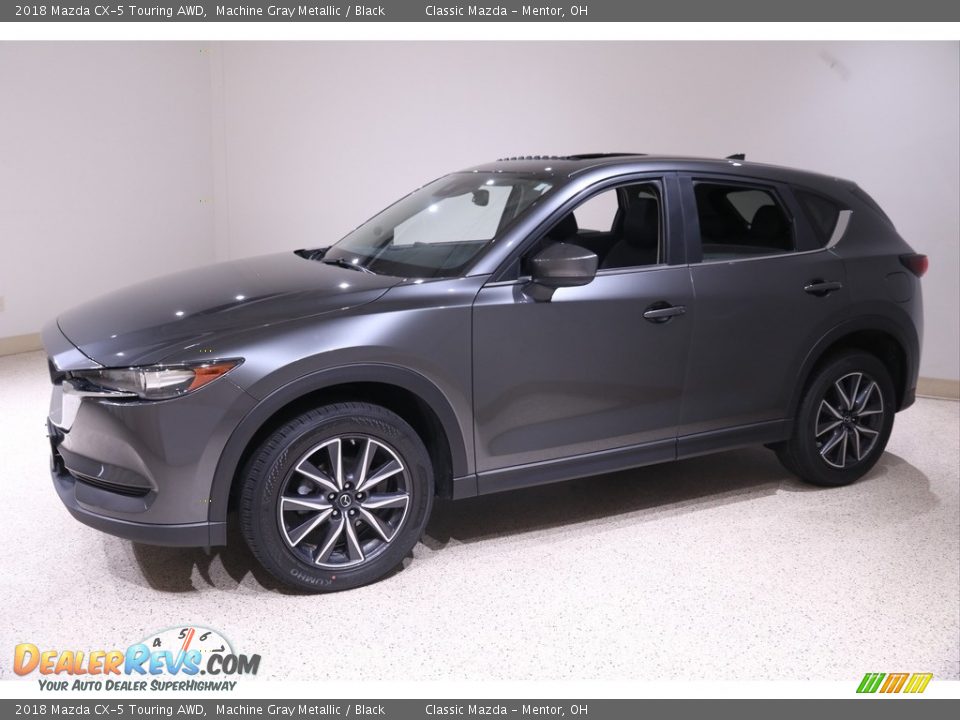 2018 Mazda CX-5 Touring AWD Machine Gray Metallic / Black Photo #3