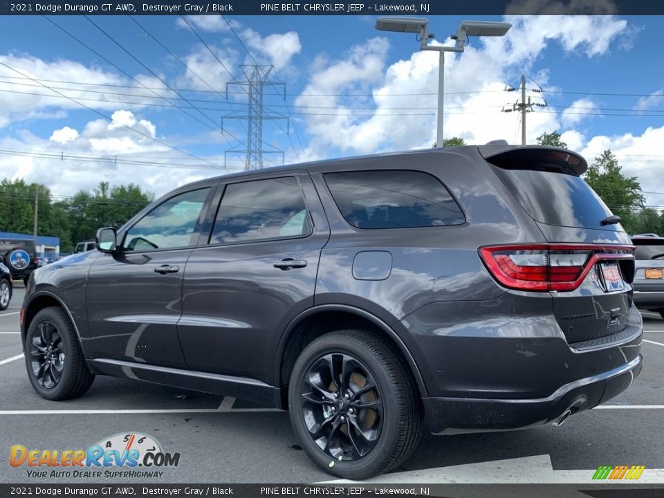 2021 Dodge Durango GT AWD Destroyer Gray / Black Photo #6