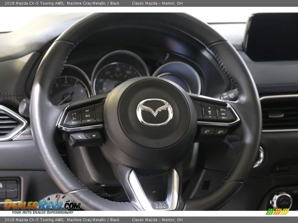 2018 Mazda CX-5 Touring AWD Machine Gray Metallic / Black Photo #7