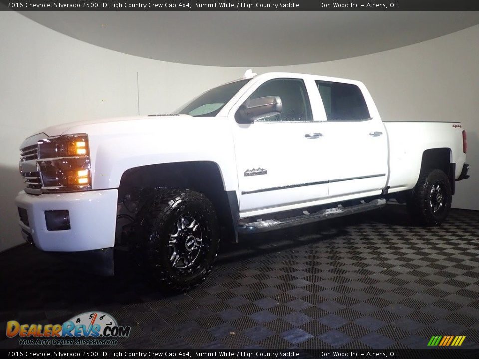 2016 Chevrolet Silverado 2500HD High Country Crew Cab 4x4 Summit White / High Country Saddle Photo #10