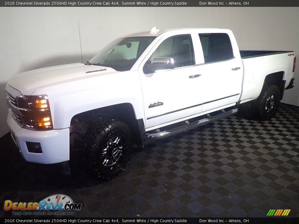 2016 Chevrolet Silverado 2500HD High Country Crew Cab 4x4 Summit White / High Country Saddle Photo #11