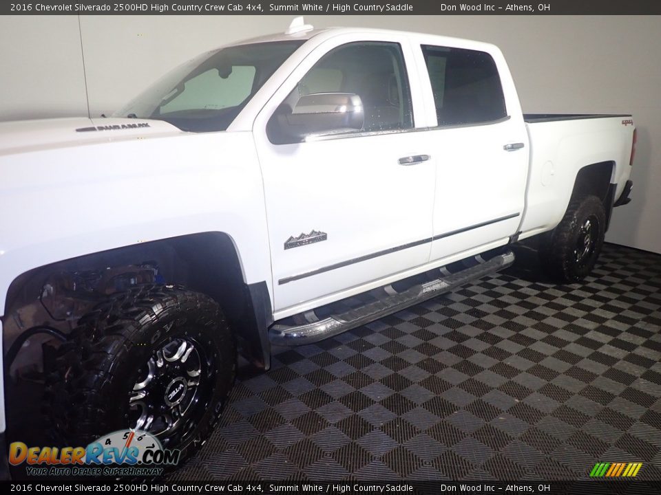 2016 Chevrolet Silverado 2500HD High Country Crew Cab 4x4 Summit White / High Country Saddle Photo #12