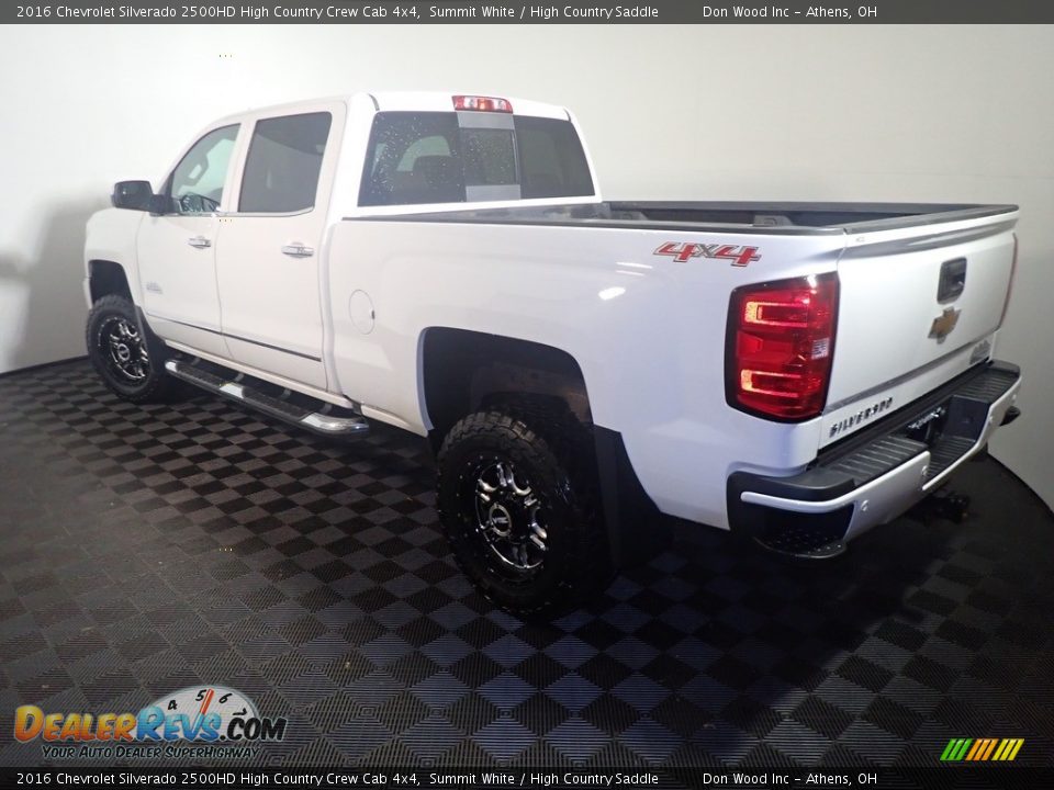 2016 Chevrolet Silverado 2500HD High Country Crew Cab 4x4 Summit White / High Country Saddle Photo #14