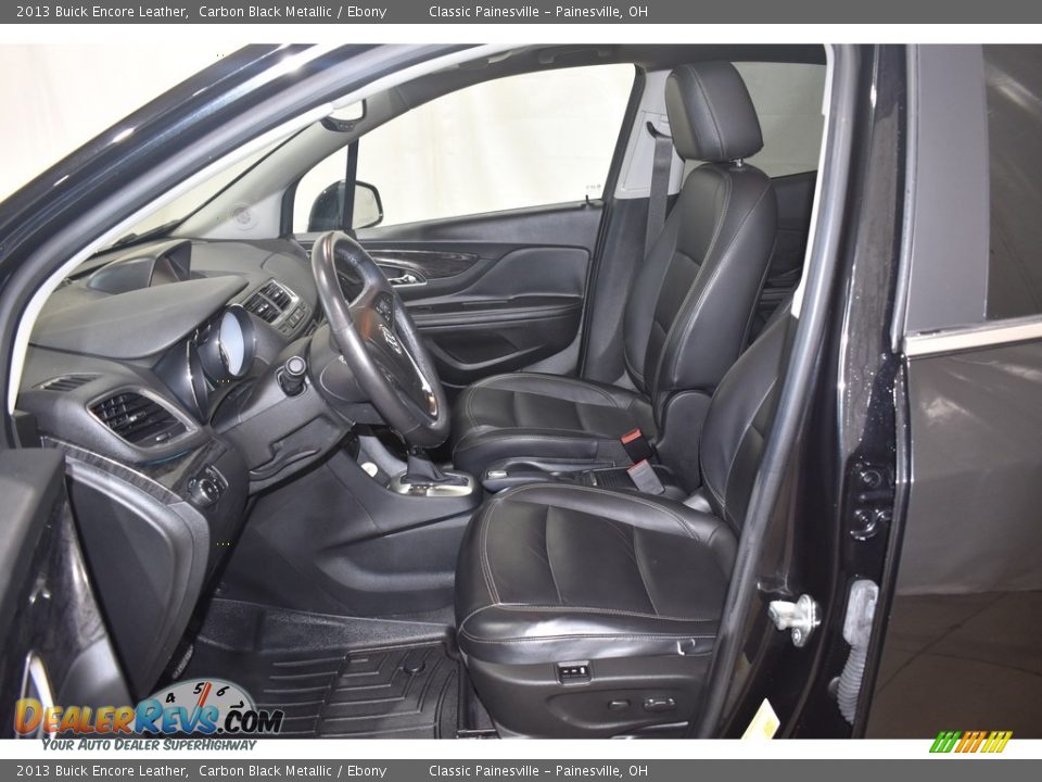 2013 Buick Encore Leather Carbon Black Metallic / Ebony Photo #8