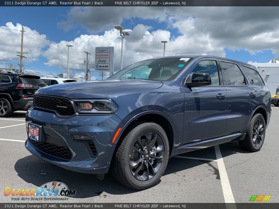 2021 Dodge Durango GT AWD Reactor Blue Pearl / Black Photo #1