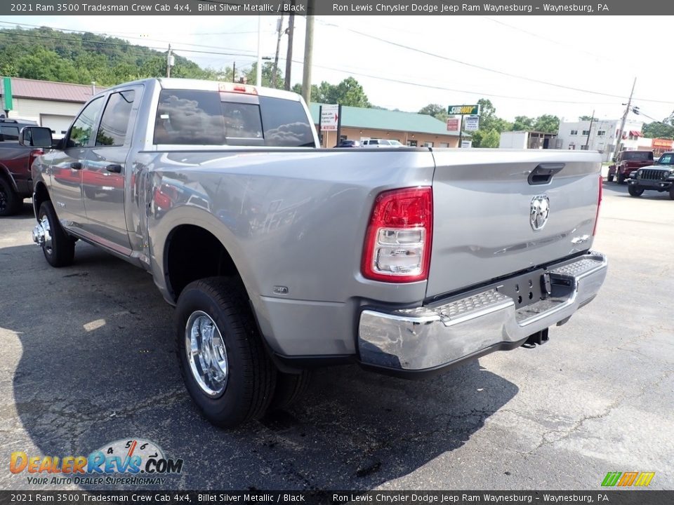 2021 Ram 3500 Tradesman Crew Cab 4x4 Billet Silver Metallic / Black Photo #3