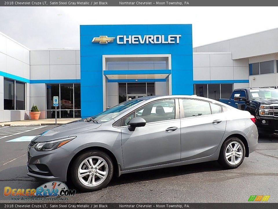 2018 Chevrolet Cruze LT Satin Steel Gray Metallic / Jet Black Photo #1