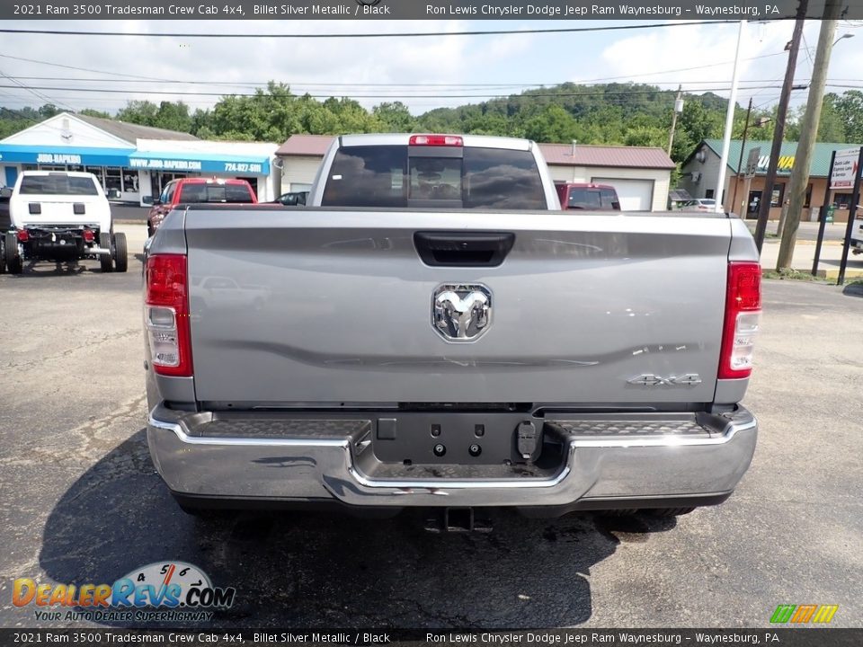 2021 Ram 3500 Tradesman Crew Cab 4x4 Billet Silver Metallic / Black Photo #4