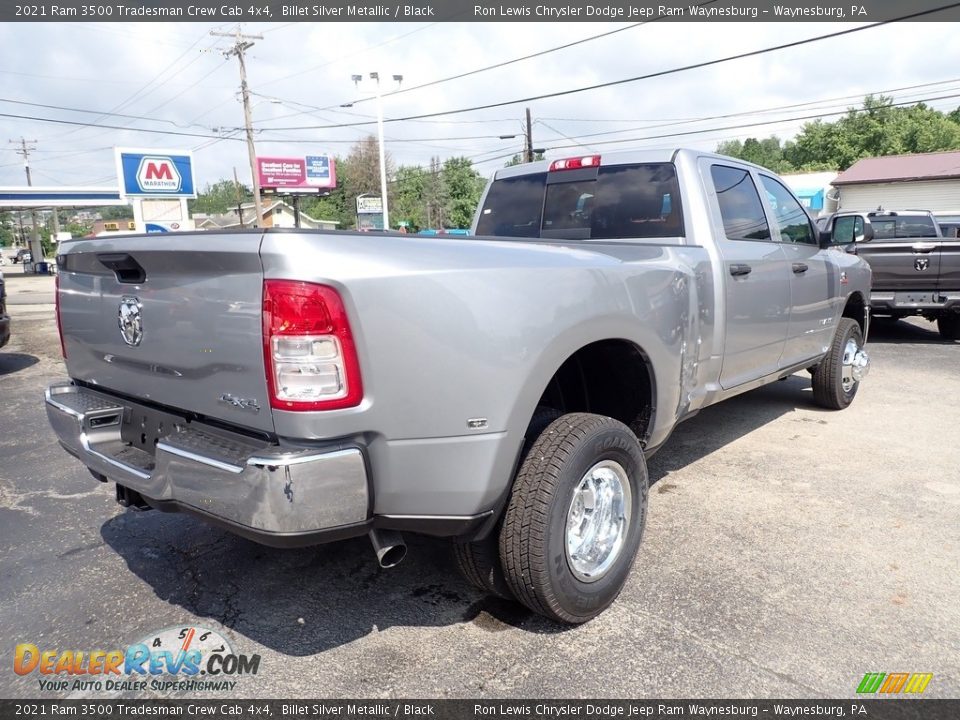 2021 Ram 3500 Tradesman Crew Cab 4x4 Billet Silver Metallic / Black Photo #5