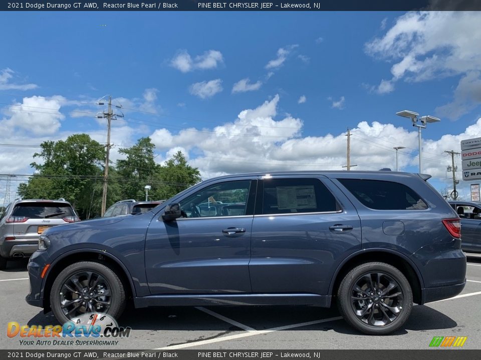 Reactor Blue Pearl 2021 Dodge Durango GT AWD Photo #4