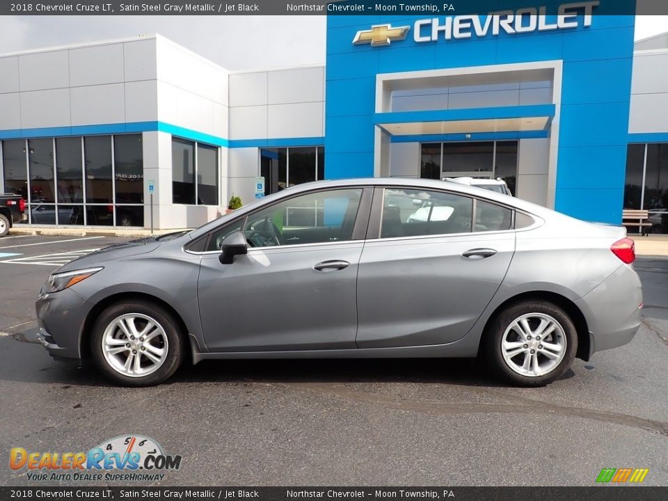 2018 Chevrolet Cruze LT Satin Steel Gray Metallic / Jet Black Photo #3