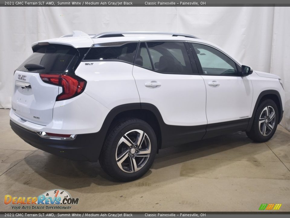 2021 GMC Terrain SLT AWD Summit White / Medium Ash Gray/Jet Black Photo #2