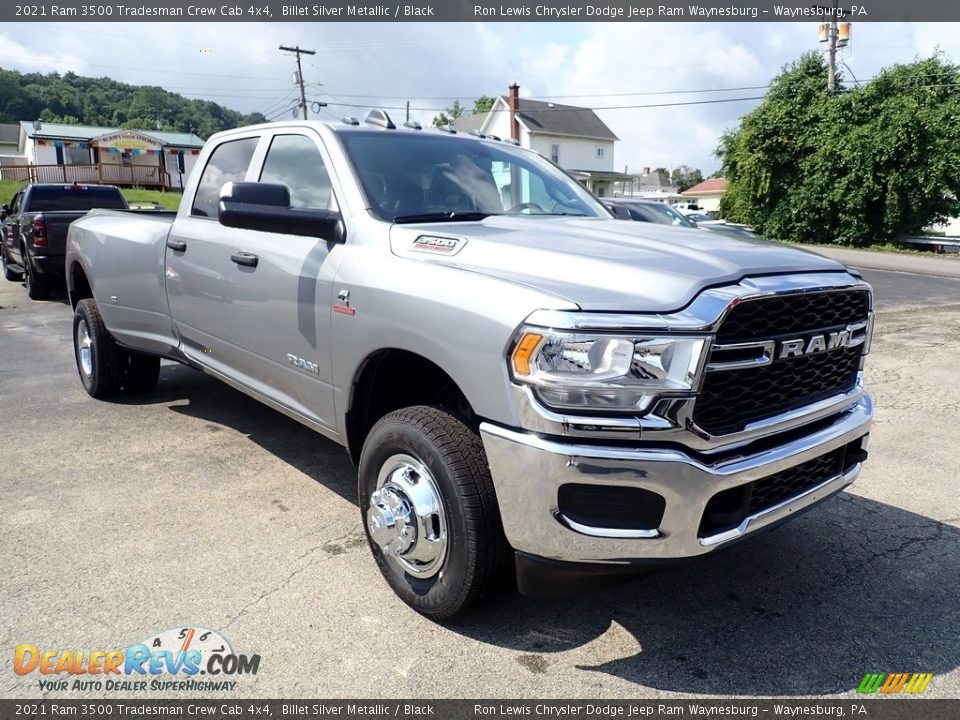 2021 Ram 3500 Tradesman Crew Cab 4x4 Billet Silver Metallic / Black Photo #7