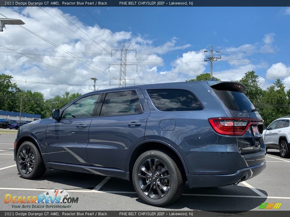 2021 Dodge Durango GT AWD Reactor Blue Pearl / Black Photo #6