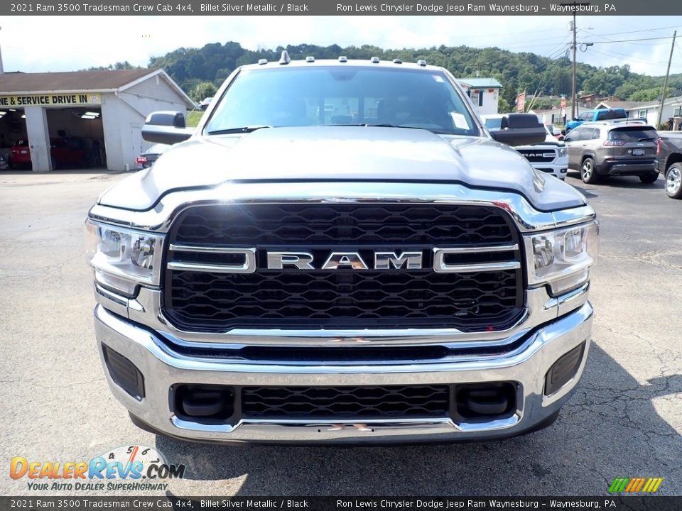 2021 Ram 3500 Tradesman Crew Cab 4x4 Billet Silver Metallic / Black Photo #8