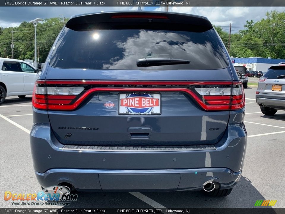 2021 Dodge Durango GT AWD Reactor Blue Pearl / Black Photo #7