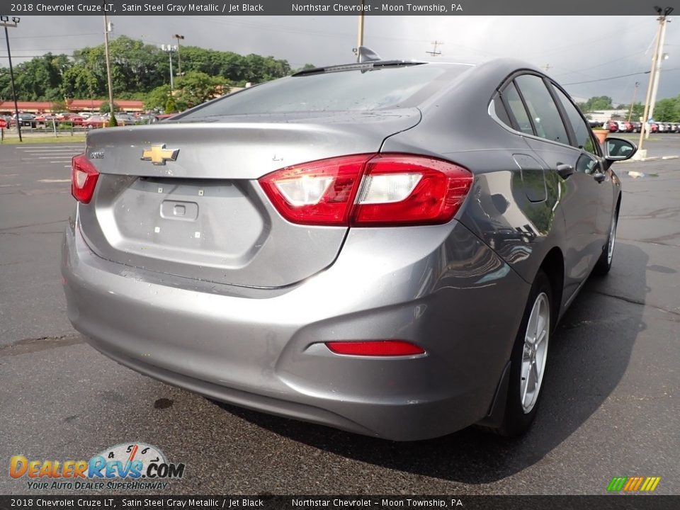 2018 Chevrolet Cruze LT Satin Steel Gray Metallic / Jet Black Photo #8