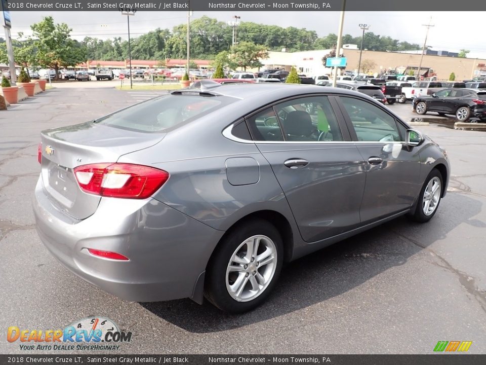 2018 Chevrolet Cruze LT Satin Steel Gray Metallic / Jet Black Photo #9