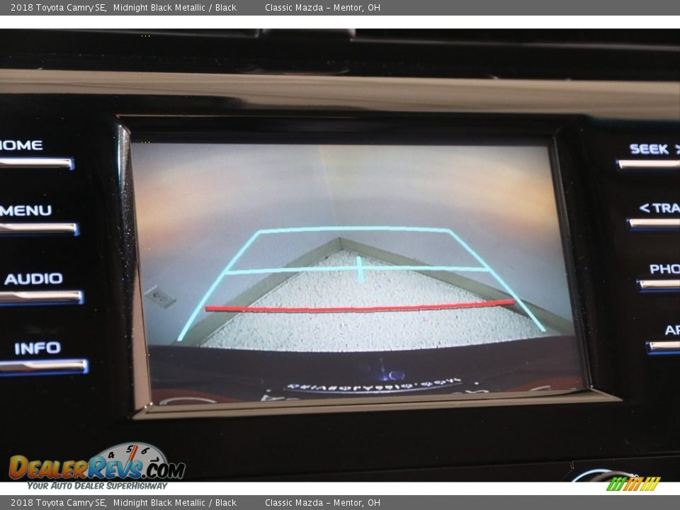 2018 Toyota Camry SE Midnight Black Metallic / Black Photo #10