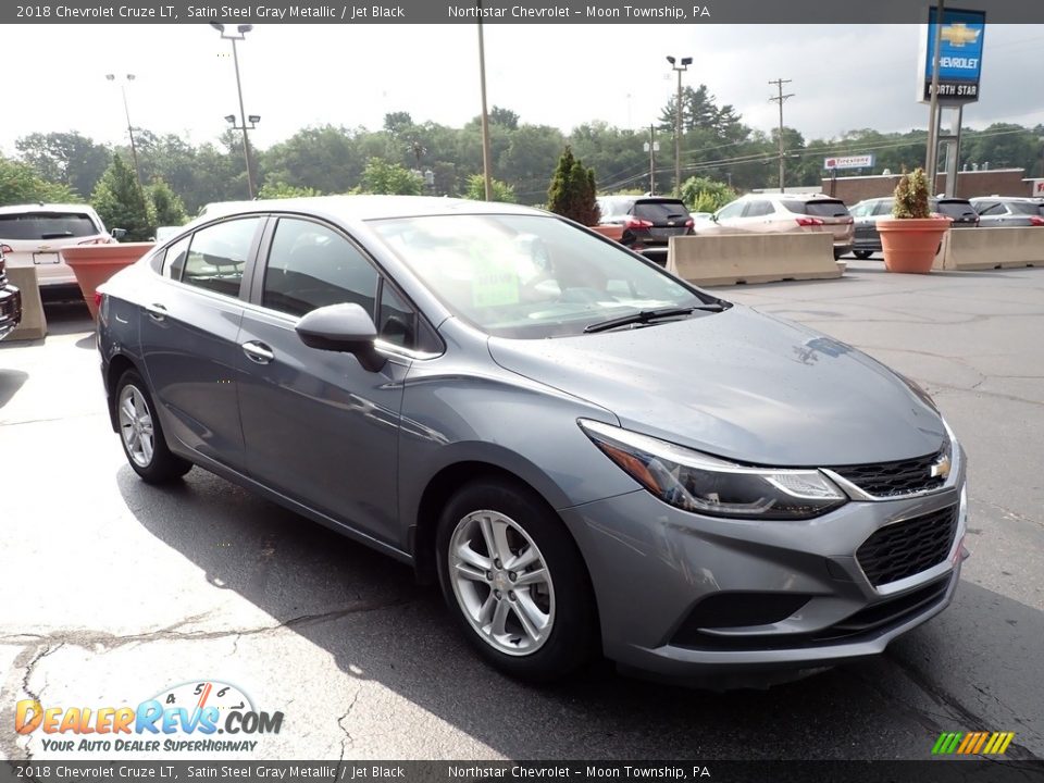 2018 Chevrolet Cruze LT Satin Steel Gray Metallic / Jet Black Photo #11