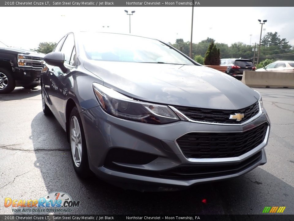 2018 Chevrolet Cruze LT Satin Steel Gray Metallic / Jet Black Photo #12