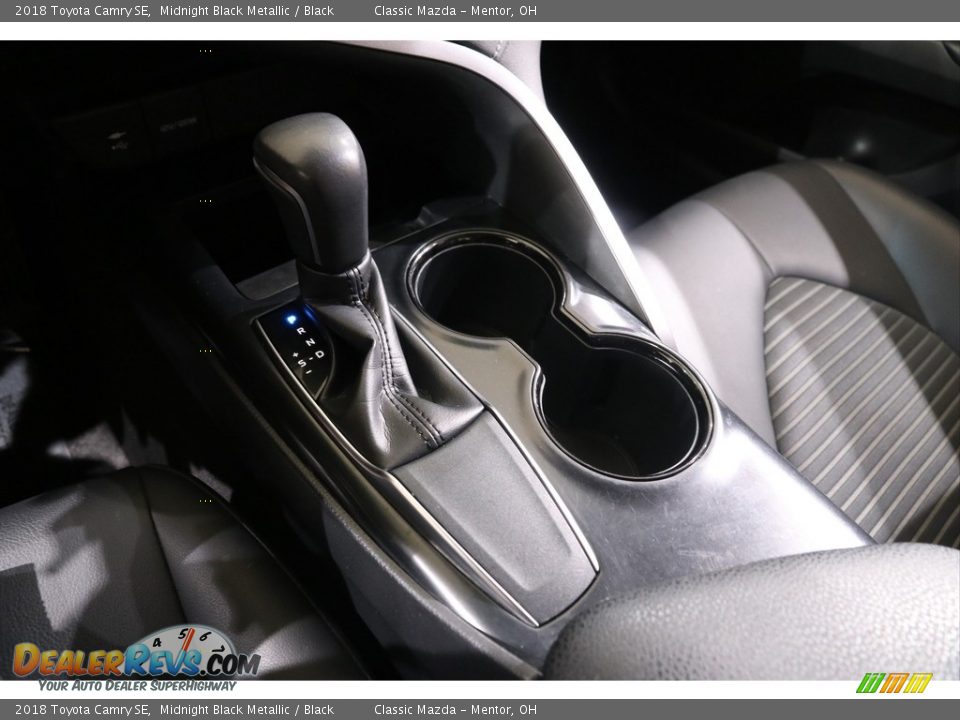 2018 Toyota Camry SE Midnight Black Metallic / Black Photo #12