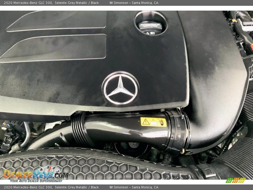 2020 Mercedes-Benz GLC 300 Selenite Grey Metallic / Black Photo #32