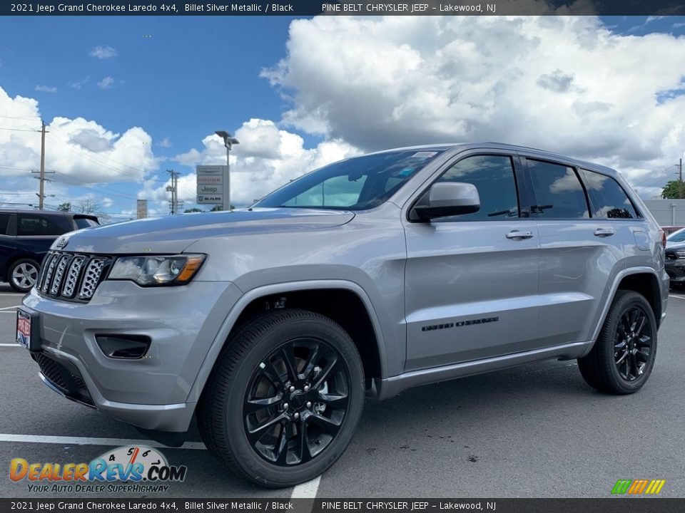 2021 Jeep Grand Cherokee Laredo 4x4 Billet Silver Metallic / Black Photo #1