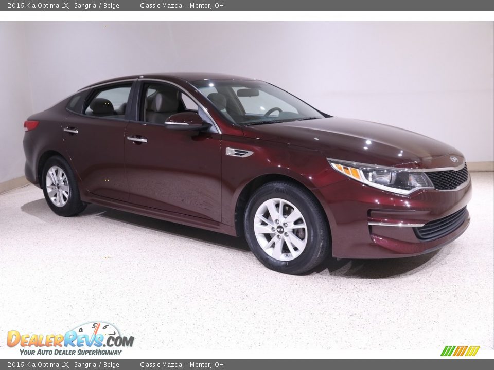 2016 Kia Optima LX Sangria / Beige Photo #1