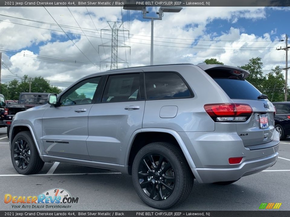 2021 Jeep Grand Cherokee Laredo 4x4 Billet Silver Metallic / Black Photo #6