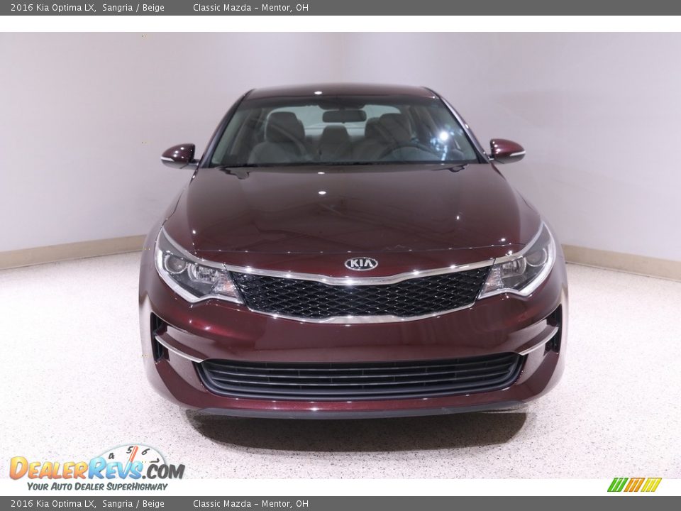 2016 Kia Optima LX Sangria / Beige Photo #2